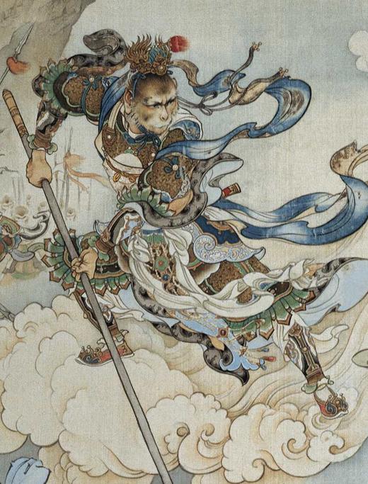 刘继卣绘《大闹天宫》《武松打虎》，4开骑马订，全彩，刘继卣绘，天津杨柳青2003年一版，印次不详，单册定价56，两册112元，售价69.8元 商品图5