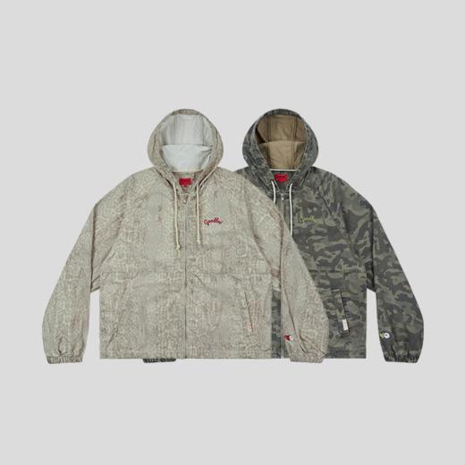 GOODBAI GOODEES满印水洗薄款拉链夹克 商品图1