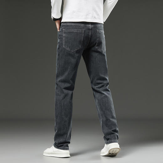 【特大码】【新款DMR】大依优型大码男装牛仔裤弹力加肥加大号宽松长裤舒适直筒胖子裤子 商品图7