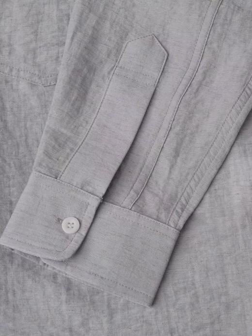 LIVINGTOWN/LT亚麻水洗长袖衬衫 商品图3