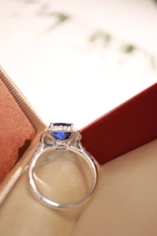 2.87ct 蓝宝石戒指 商品图8