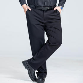 【新款DSZ】大依优型大码商务休闲裤直筒长裤男舒适休闲商务简约百搭加肥加大男装