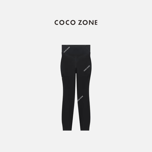 COCO ZONE 简约纯色显瘦瑜伽裤收腹提臀鲨鱼裤CC2C1589 商品图0