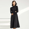 馥迦知性优雅黑色连衣裙 商品缩略图4