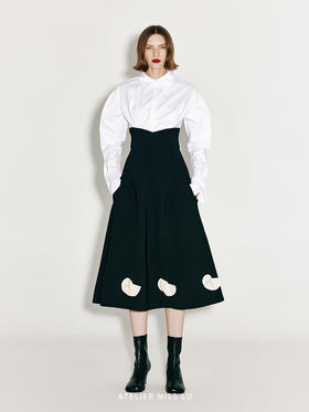 【云间折纸】腰部封褶设计收腰衬衫