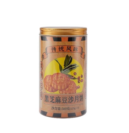 新会传统黑芝麻豆沙月饼125g*4 商品图1