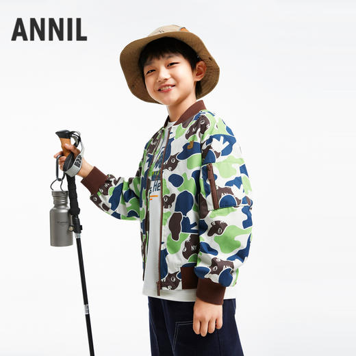 男童运动风迷彩外套安奈儿童装实体店同款AB435526 商品图2