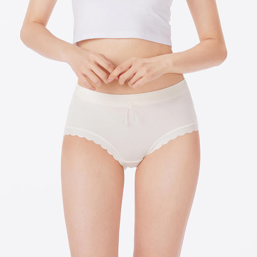 都市丽人内裤舒肤棉平角裤60支超爽棉女士内裤LKT5M7 商品图1