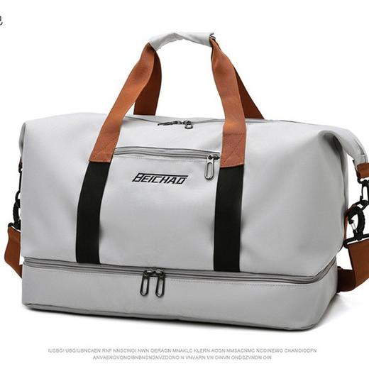 国庆假期出游【旅行包大容量登机行李袋】干湿分离鞋仓 包套拉杆出差健身包 手提斜挎都很方便 出行收纳都装的下 商品图3