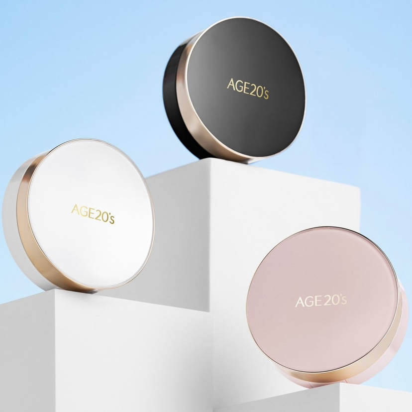 【老款3色】韩国 Age20s爱敬 三色拉花拿铁粉底气垫霜 +带替换装
