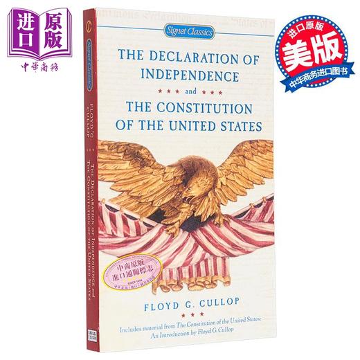 【中商原版】Signet 独立宣言与美国宪法 Declaration of Independence Constitution of United States 英文原版 Floyd Cullop 商品图0