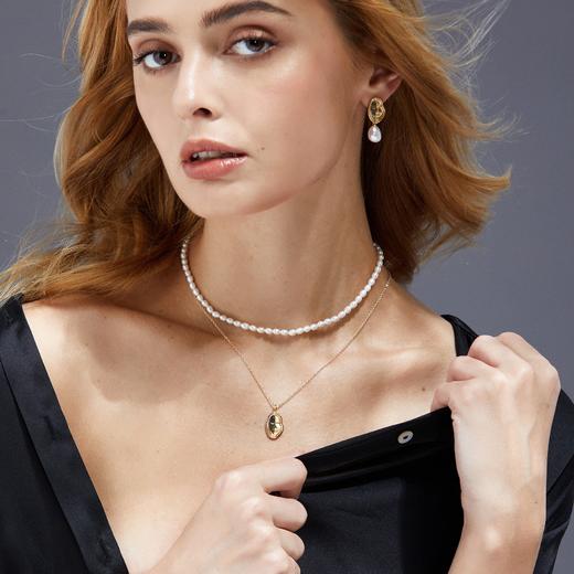 Pearl moments 亲吻的脸庞 人像吊坠珍珠项链【该商品不支持用券】 商品图2