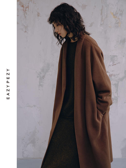 24AW 折纸浴袍款羊绒羊毛大衣 商品图1