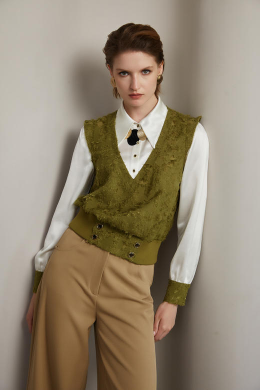 SAFICOO 时尚百搭 高腰显高显瘦阔腿裤 商品图2