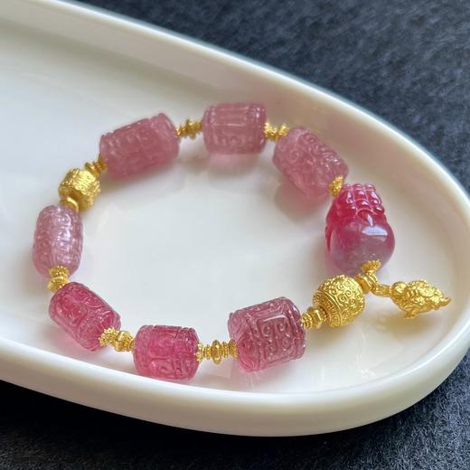 26.86g 雕刻碧玺手链 商品图6