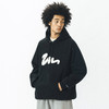 714street美式字母连帽卫衣男女秋季纯色帽衫情侣装重磅宽松上衣 商品缩略图2