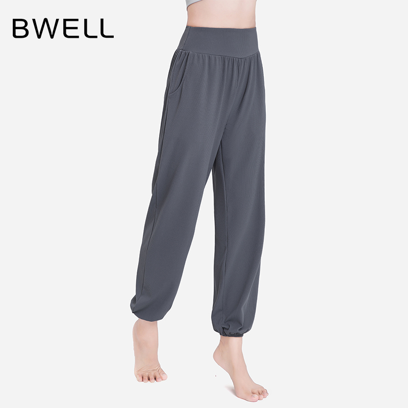 BWELL细华夫格运动裤BWY7631K