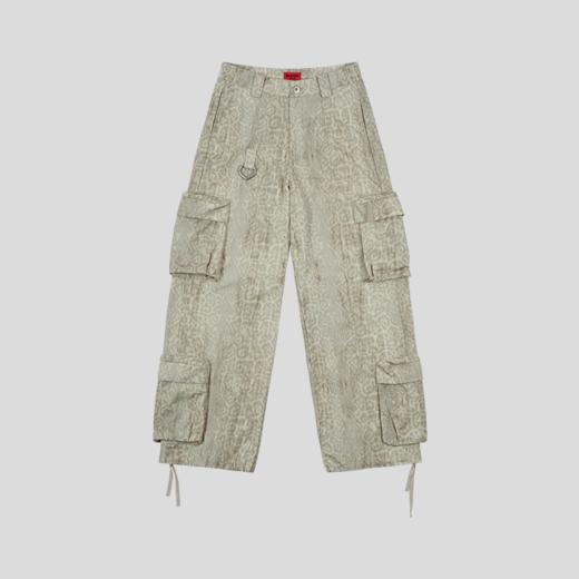 GOODBAI GOODEES多口袋水洗宽腿工装裤 商品图2