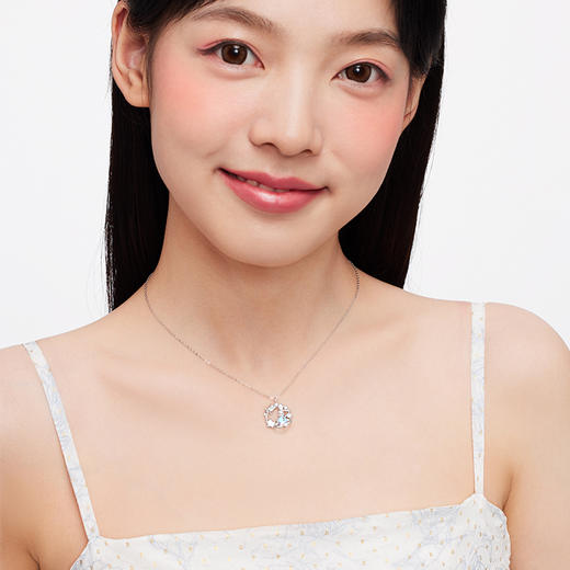 KADER卡蒂罗 小王子与玫瑰项链 女925银小众设计锁骨链生日礼物2023新款 商品图1