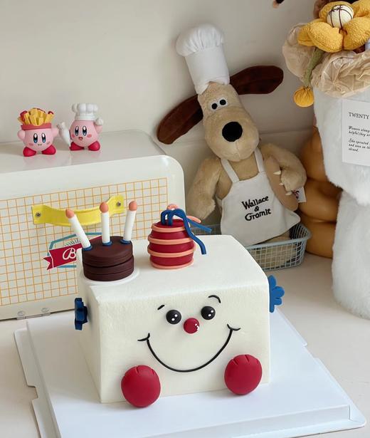 【臻品系列】---方形蛋糕提前5小时预定【可爱小丑】 商品图0