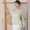 致橡树2024早秋新款中式提花衬衫中襟外套XFL246298-T 商品缩略图4