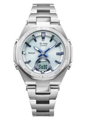 【时计廊】卡西欧BABY-G 太阳能蓝牙女手表 MSG-B100D-2A