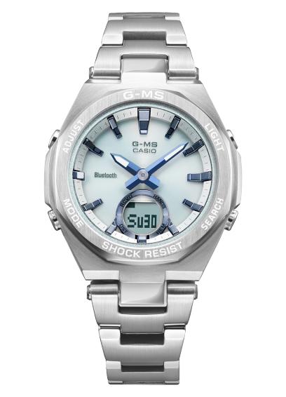 【时计廊】卡西欧BABY-G 太阳能蓝牙女手表 MSG-B100D-2A 商品图0