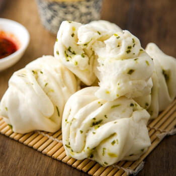 三全葱油花卷960g约30只 家庭早餐半成品儿童即食包点方便速食食品 商品图2