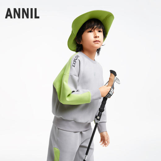 男童空气层暖卫衣安奈儿童装实体店同款AB431569 商品图1