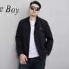 【新款DMH】大依优型大码立领夹克外套男宽松加肥加大码上衣夹克运动潮流 商品缩略图1