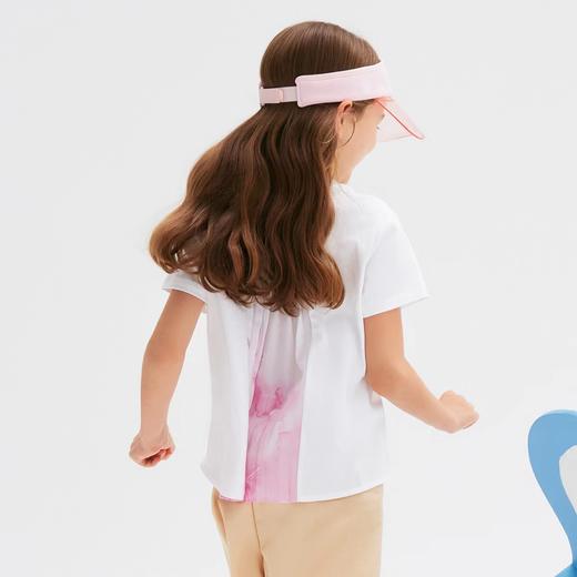 【FILA KIDS】B8F斐乐儿童童装女大童生活舒适宽松短袖 商品图2