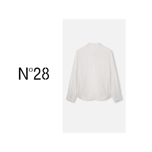 N°28 春款时尚气质小香风长袖百搭系带衬衫8A11C356 商品图1