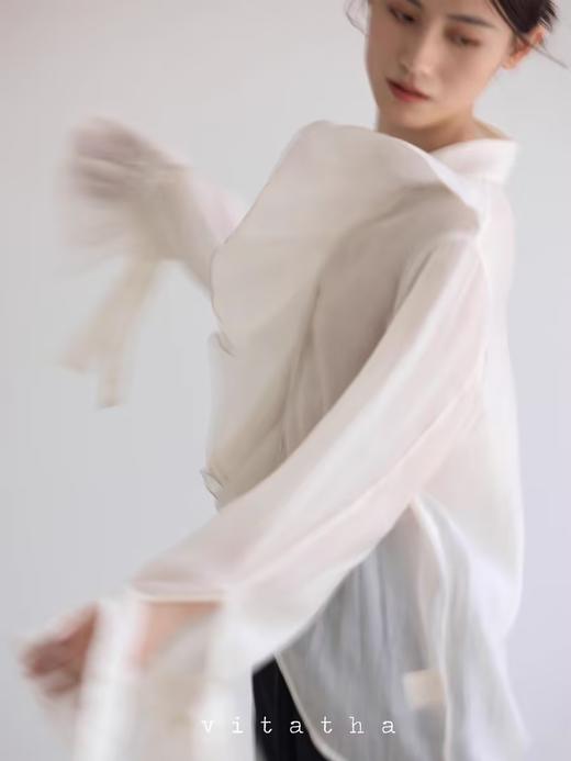 Vitatha番塔塔/22SS-TX01/荷叶边衬衫 商品图3