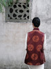 盛唐婧 |中式国风库缎中长马甲-紫红 商品缩略图6