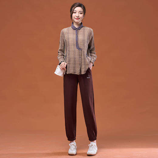 时尚复古宽松松紧腰，刺绣运动卫裤休闲裤GYM-PT1673 商品图2