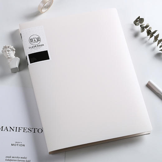 【莫兰迪A4资料册】插页文件夹透明内页塑料pp试卷乐谱夹，透明内页设计，让你的试卷、乐谱、文献有序而清晰地呈现。ry 商品图5