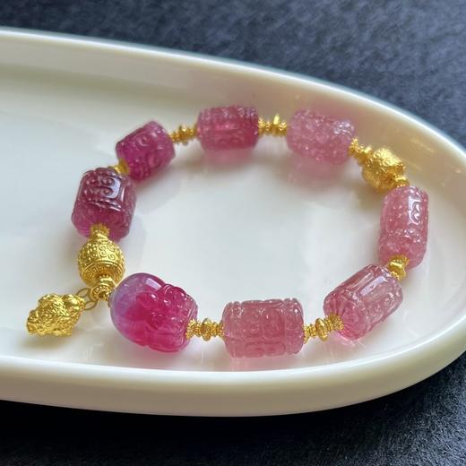 26.86g 雕刻碧玺手链 商品图8