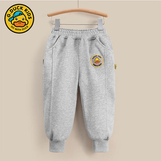 小黄鸭正品儿童2024新款春秋卫裤男童女童长裤运动韩版宝宝裤子 商品图3