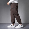 【新款DMH】大依优型大码束脚休闲裤加肥加大宽松男士卫裤胖子300斤显瘦潮流运动 商品缩略图1