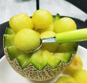 【超甜网纹瓜】团结网纹蜜瓜，冰淇淋蜜瓜，艺术般的网纹，翡翠般的软糯果肉