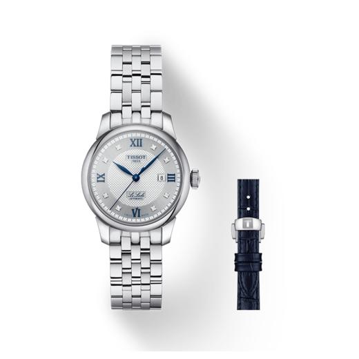 【时计廊】天梭力洛克系列钢带机械女表 20周年纪念款T006.207.11.036.01 商品图0