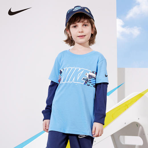 NIKE 春 小童 长袖T恤 NKB-LD-J177 商品图0