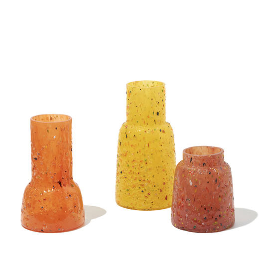 北欧创意轻奢彩点玻璃花瓶客厅居家餐桌电视柜鲜花家居台面花瓶 商品图8