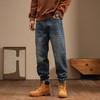 【新款DQ】大依优型大码小脚牛仔裤长裤男舒适休闲简约百搭加肥加大男装潮款 商品缩略图0