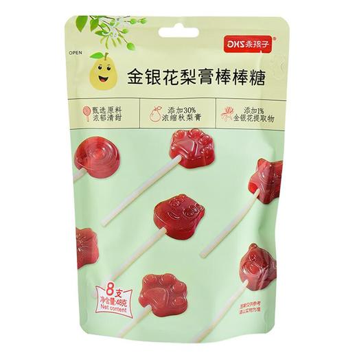 乖孩子金银花梨膏棒棒糖48g/袋 商品图0