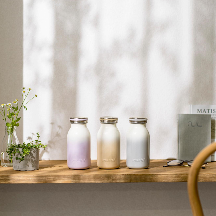 mosh保温杯牛奶瓶DMNMB女生可爱简约户外便携小巧高颜值夏季水杯咖啡杯