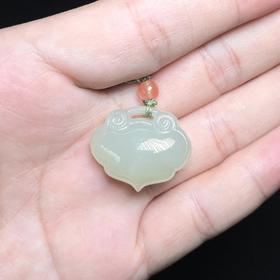 和田玉吊坠-玉美人菲菲*/和田玉吊坠约21*25mm