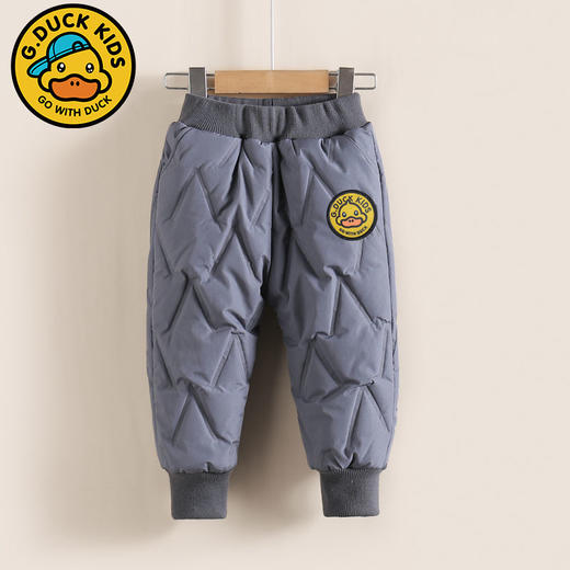 小黄鸭儿童棉裤冬款2024新款中小童宝宝超厚防风裤男女童保暖裤子 商品图4