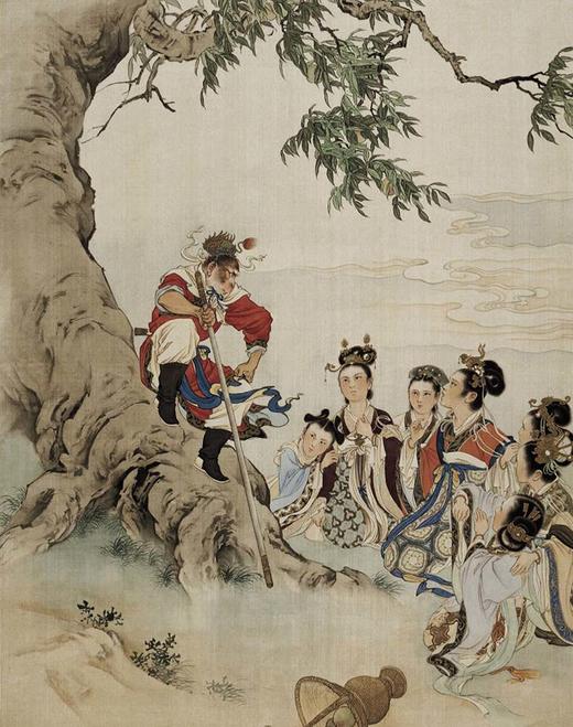 刘继卣绘《大闹天宫》《武松打虎》，4开骑马订，全彩，刘继卣绘，天津杨柳青2003年一版，印次不详，单册定价56，两册112元，售价69.8元 商品图7