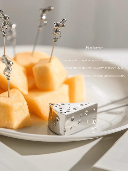 米奇水果签家用金属ins风轻奢可爱 商品图3